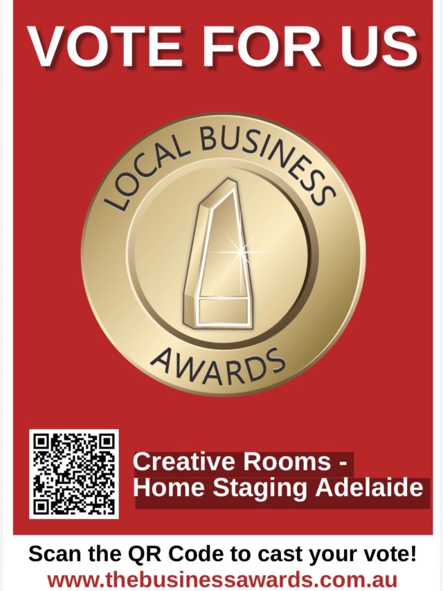 We need YOUR vote! ✨🏆Creative Rooms has entered the Greater Adelaide Local Business Awards for the first time, in the Professional Services category, and we are positively glowing.A finalist spot would be huge for us, it builds trust with agents and vendors, puts Creative Rooms on the map across Adelaide, and shines a light on our work that we pour our hearts into every single day.From the first conversation to the final reveal, this is what we live for, turning houses into homes buyers fall in love with. Staged to sell, always with a little sparkle.Voting takes no time at all and would mean the world to us. Please vote for Creative Rooms!🛋️ Tap the link below to vote for Creative Rooms – Home Staging Adelaide
https://thebusinessawards.com.au/90093/creative-rooms-home-staging-adelaide
🛋️ Don’t forget to check your inbox after voting and confirm your email, your vote won’t count until you do!Thank you for being part of our journey.🏡💛#StagedToSell #CreativeRooms #AdelaideHomeStaging #LocalBusinessAwards #shoplocaladelaide